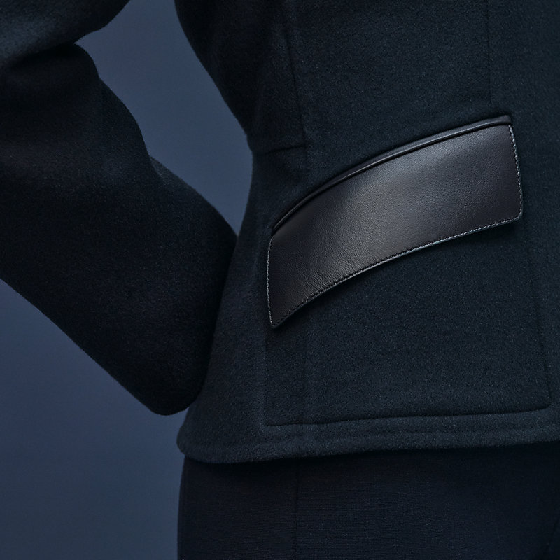 Short equestrian cashmere coat , View: , view 7 of 7