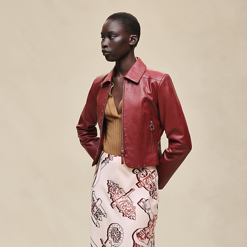 Short equestrian jacket