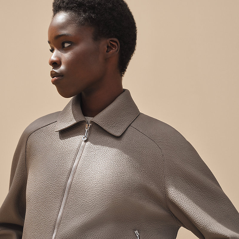 Short jacket - Grey | Hermès Netherlands