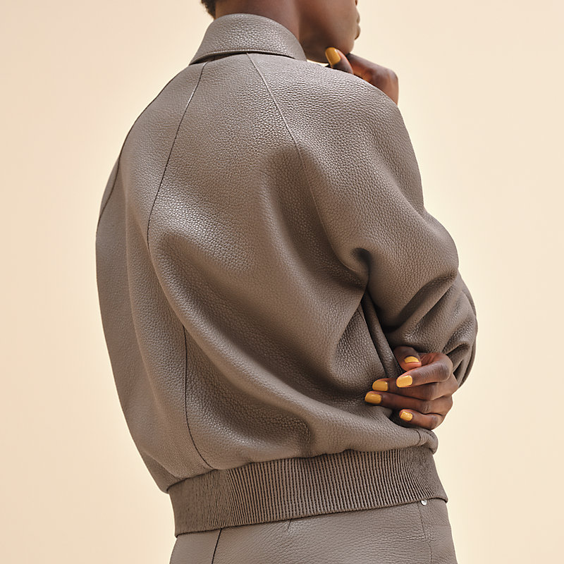 Short jacket - Grey | Hermès Netherlands