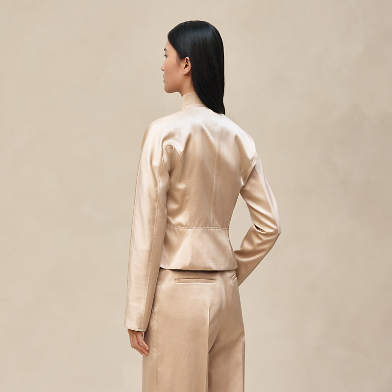 Short jacket with basque
