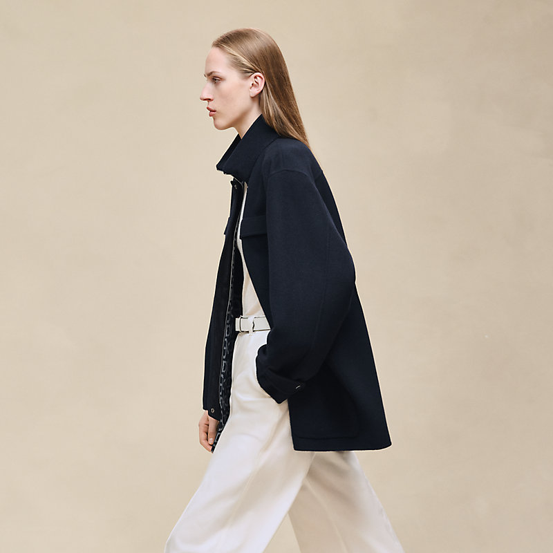 Short parka coat