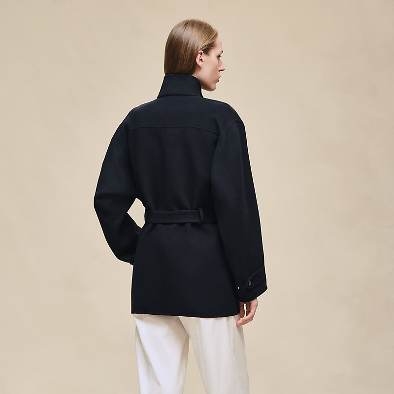 Short parka coat