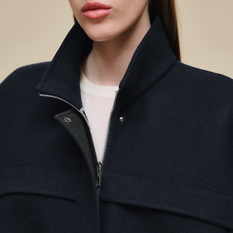 Short parka coat
