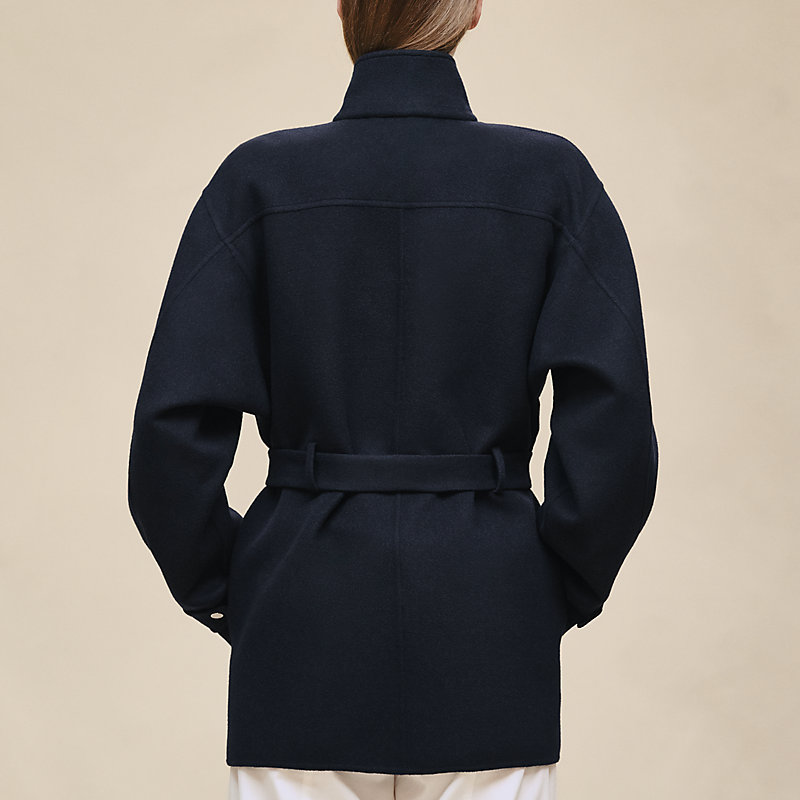 Short parka coat