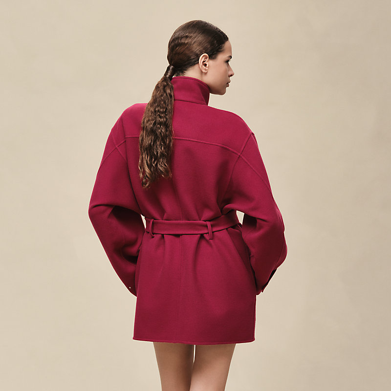 Short parka coat