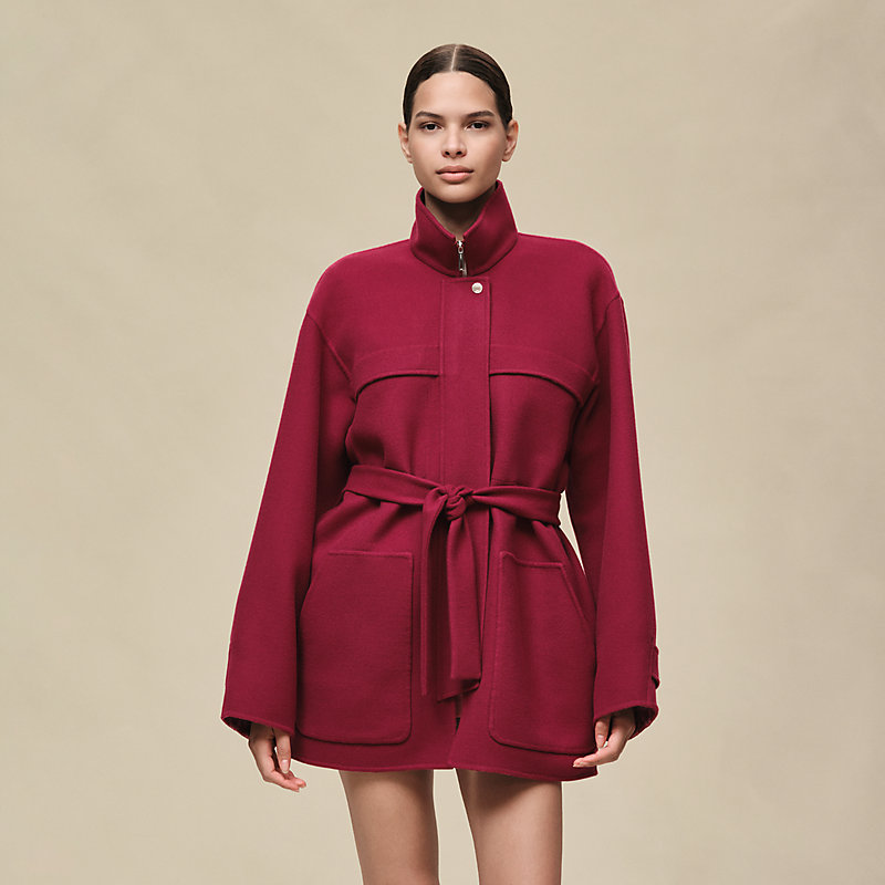 Short parka coat