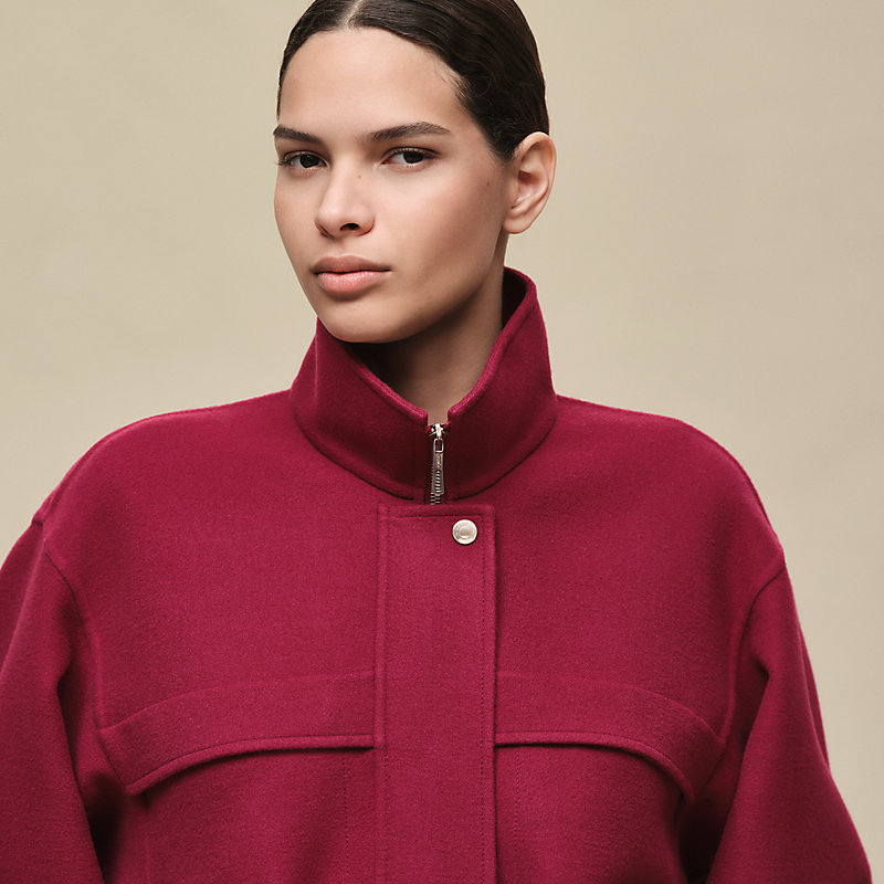 Short parka coat
