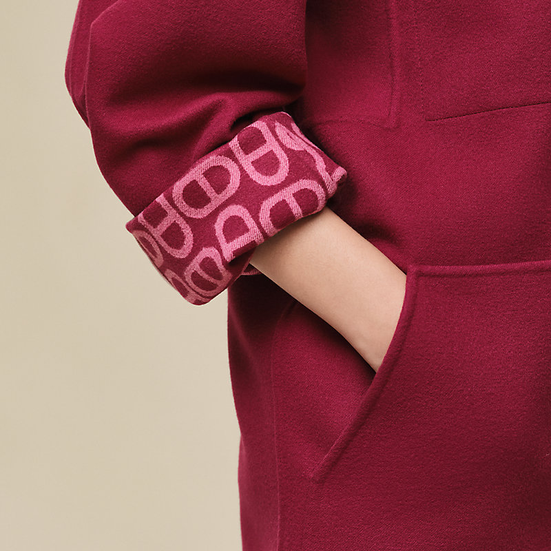Short parka coat