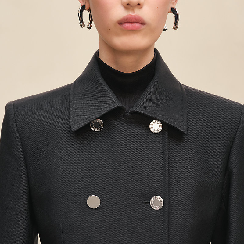 Short pea coat | Hermès Hong Kong SAR