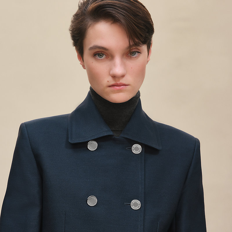 新品未着用　2021SS Colt Pea coat HERMES 新品未着用 2021SS Colt Pea coat HERMES