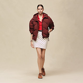 Short puffer coat