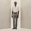 Short-sleeve boxy fit shirt with vareuse collar, View: Worn, worn, view 1 of 7
