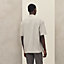 Short-sleeve boxy fit shirt with vareuse collar, View: Worn, worn, view 3 of 7