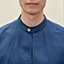 Short-sleeve boxy fit shirt with vareuse collar, View: Worn, worn, view 5 of 7