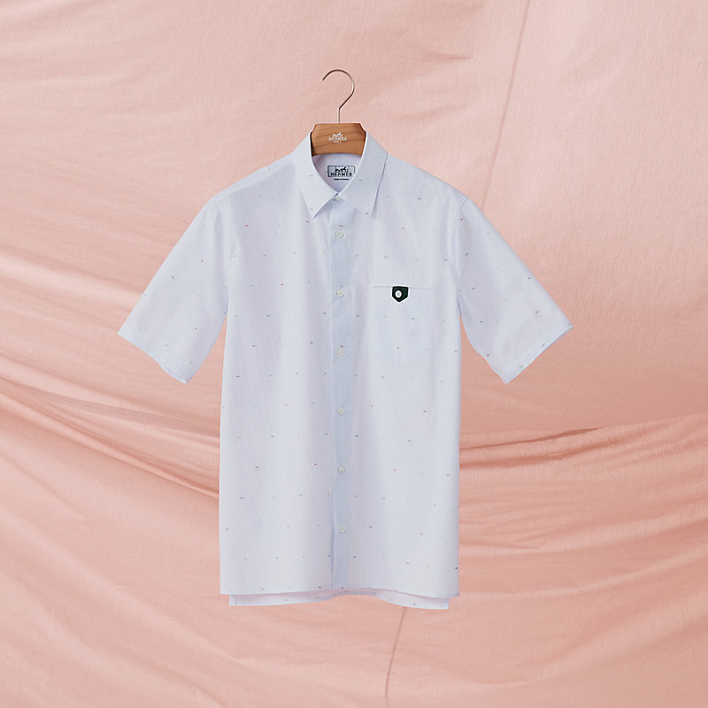 Short sleeve fitted shirt | Hermès Singapore