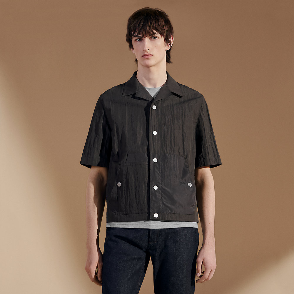 Short-sleeve overshirt | Hermès Singapore