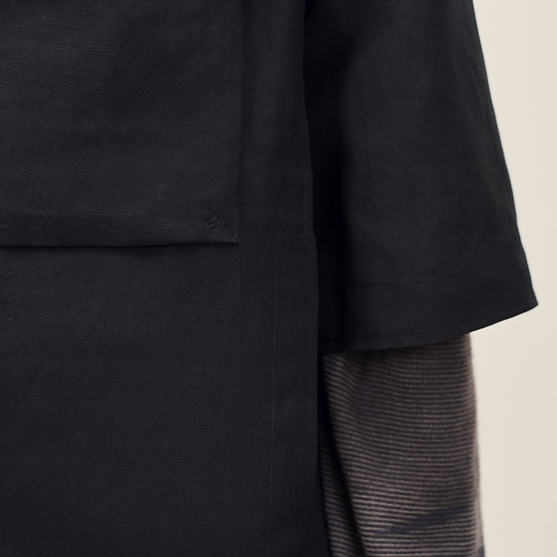 Short-sleeve overshirt | Hermès Canada