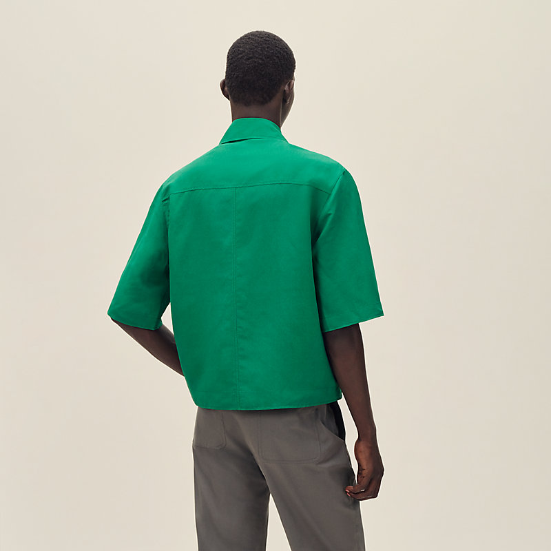 Short-sleeve overshirt