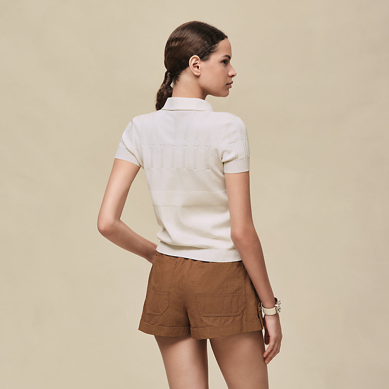 Short-sleeve polo shirt