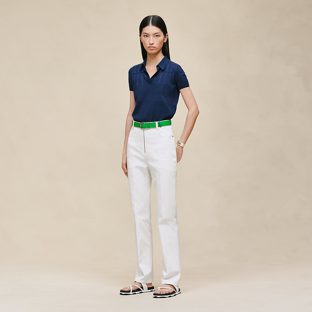 Short-sleeve polo shirt | Hermès USA