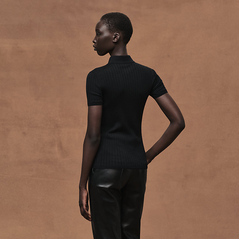 Short-sleeve polo shirt | Hermès Canada