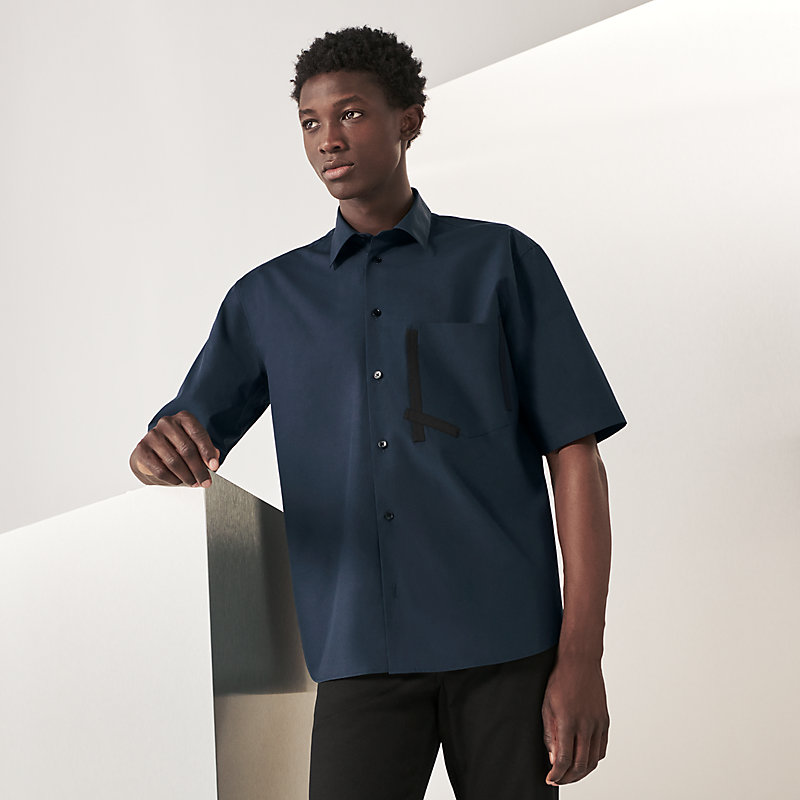 Short-sleeve sporty fit shirt | Hermès Saudi Arabia