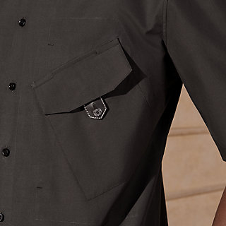 Short-sleeve sporty fit shirt | Hermès USA