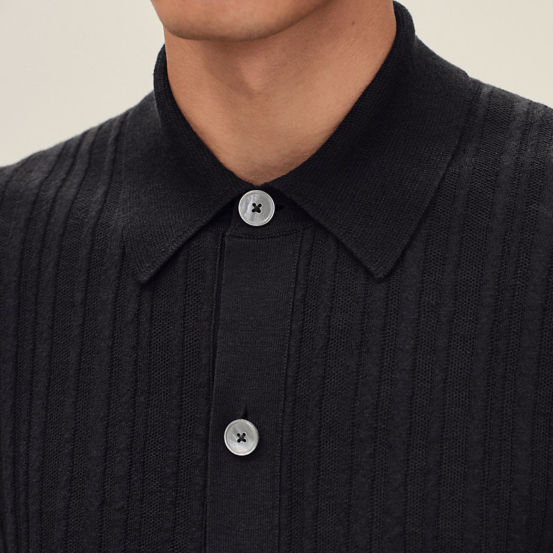 Short-sleeve straight cut shirt | Hermès USA