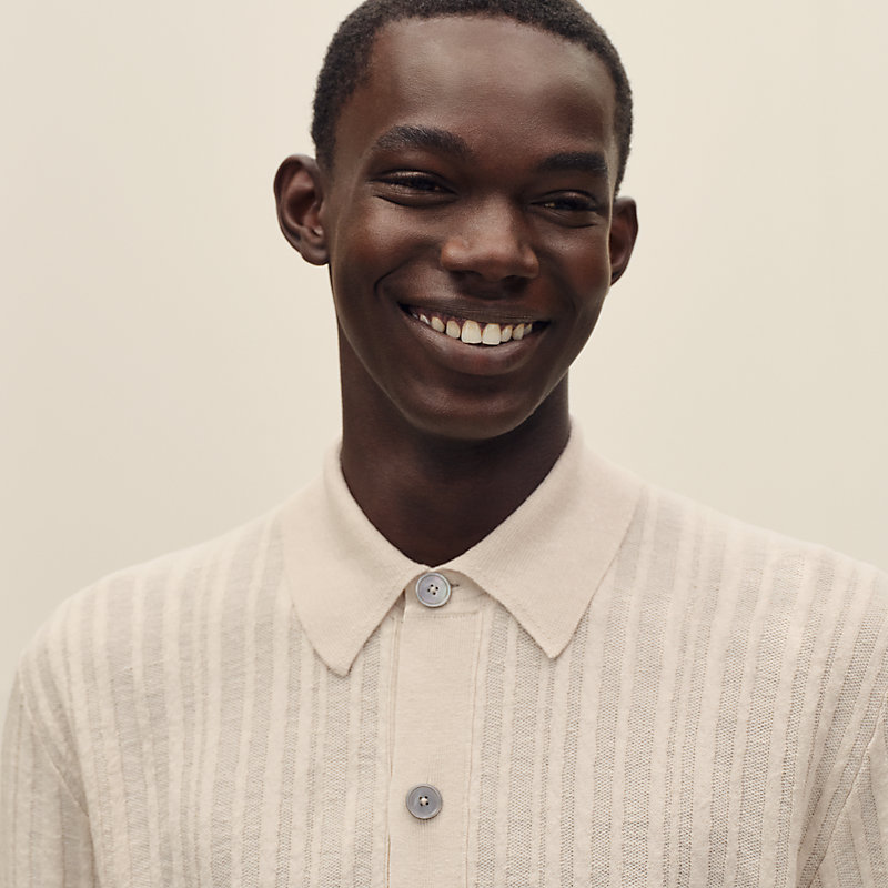 Short-sleeve straight cut shirt | Hermès USA