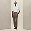 Short-sleeve straight cut shirt with notched collar, View: Worn, worn, view 1 of 5