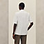 Short-sleeve straight cut shirt with notched collar, View: Worn, worn, view 3 of 5