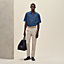 Short-sleeve straight cut shirt with notched collar, View: Worn, worn, view 1 of 5