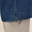 Short-sleeve straight cut shirt with notched collar, View: Worn, worn, view 5 of 5