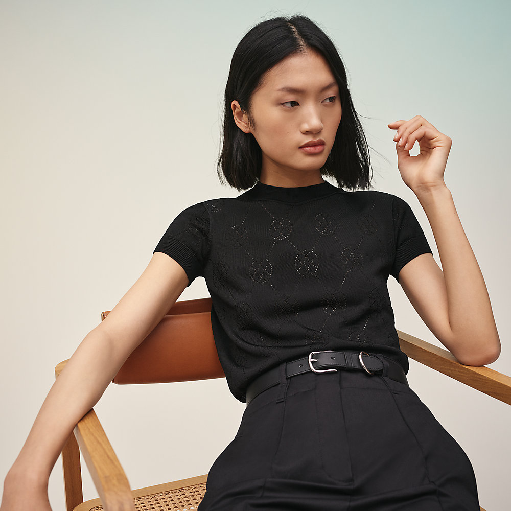 Short-sleeve sweater | Hermès Singapore