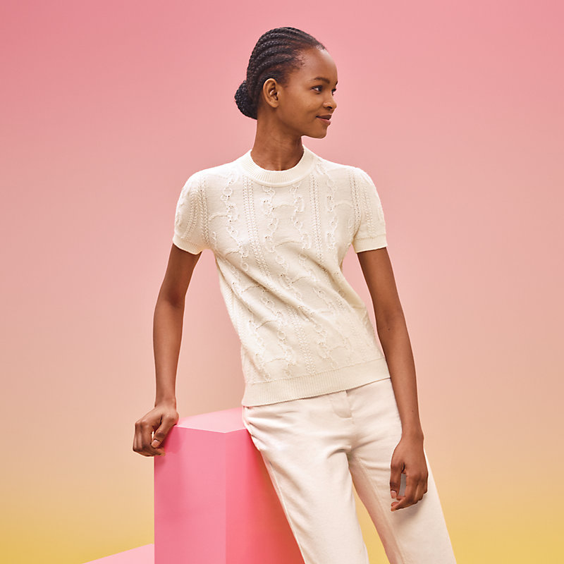 Short-sleeve sweater | Hermès USA