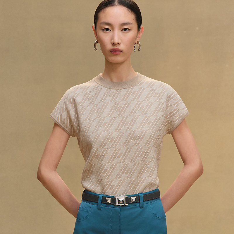 トップス Ss Po-Short Sleeve-Sweater Short-sleeve sweater | Hermès Canada