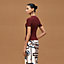 Short-sleeve sweater, View: Worn, worn, view 3 of 5