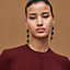 Short-sleeve sweater, View: Worn, worn, view 4 of 5