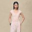 Short-sleeve sweater with ruffled details, View: Worn, worn, view 2 of 5