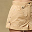 Short taille froncée en coton, Vue: Vue portée, worn, vue 4 sur 4
