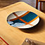 Sialk round centerpiece, large model, View: Worn, worn, view 2 of 4