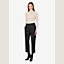 Silk cropped trousers, View: Worn, worn, view 1 of 3
