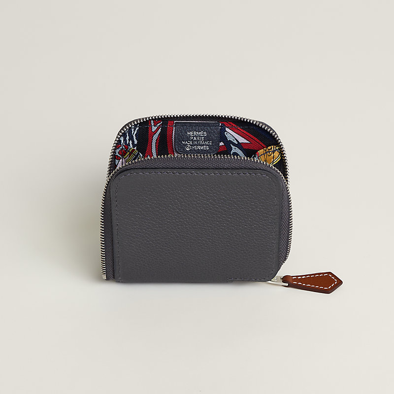 フランス発【HERMES】ウォレット Silk'In Compact ブラック/DHL Silk'In Compact wallet | Hermès USA