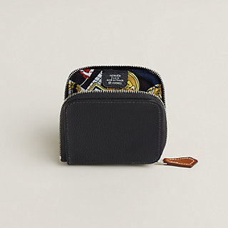 フランス発【HERMES】ウォレット Silk'In Compact / DHL発送 silk-in-change-purse--