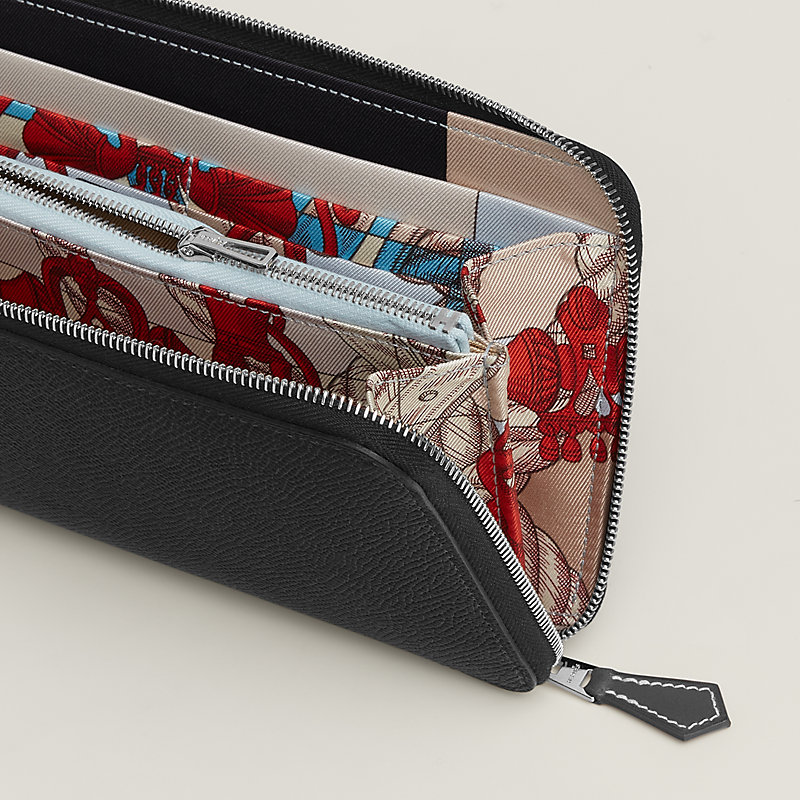 HERMES◆ Silk in Classique Blue Indigo◆ Silk'In Classique long wallet | Hermès Singapore