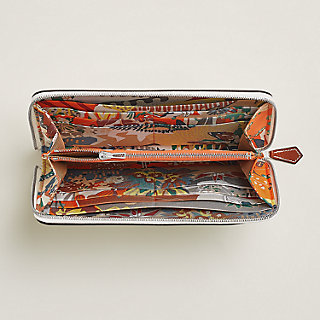 【内側がカワイイ♪】HERMES Portefeuille Silk'In Classique Silk'In Classique long wallet | Hermès USA