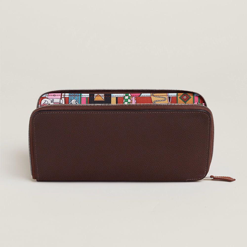 シンプル＆オシャレ{HERMES}Portefeuille 1957 To Go Vert Fonce 1957 To Go wallet | Hermès Mainland China
