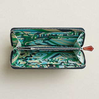 フランス発【HERMES】ウォレット Silk'In Compact ブラック/DHL フランス発【HERMES】ウォレット Silk'In Compact ブラック/DHL