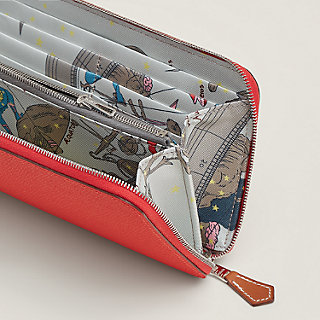 HERMES◆ Silk in Classique Blue Indigo◆ Carteira Longa Silk'In Classique - Azul | Hermès Brasil